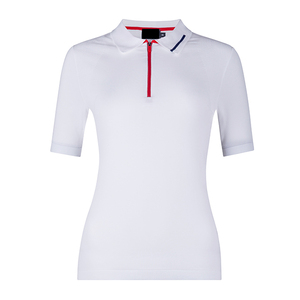 Polo de piqué de punto 3D para mujer, transpirable y hecho de polipropileno 100%, polo técnico para el trabajo, personalizable, venta al por mayor. - Product Image 1