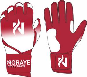 Gants de Frappeur de Baseball Vente en Gros Gants de Frappeur Gants de Frappeur en Cuir à Manchette Longue - Product Image 1