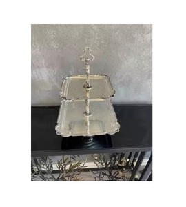 Laiton Fruits Cookie Plat De Service Dates Plateau De Chocolat Décoratif Bols De Luxe Feuille Conception Fantaisie Plat Et Plateaux Ensemble De 2 Pièces - Product Image 6