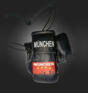 Mini gants de boxe MUCHEN, design personnalisé avec drapeau national, en cuir PU, porte-clés à suspendre à la voiture, vente en gros OEM pour les arts martiaux et la boxe - Product Image 4