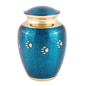 New Latest Gold Designer Silver Paw Print <b>Pet</b> <b>Urns</b> for Funeral Cheap Price for Sale Direct Wholesale Manufacture Sale <b>Pet</b> <b>Urn</b> - Product Image 6