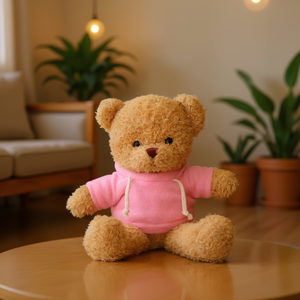 Orsacchiotto con Maglione Rosa, Abbigliamento e Accessori in Peluche per Bambini da 0 a 24 Mesi Unisex - Product Image 2