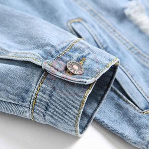 Venta al por mayor 100% algodón Stand Collar Jeans Chaquetas para hombres Quick Dry Casual Winter Wear en tela de lona - Product Image 6