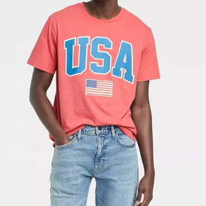 Camiseta media de algodón de manga para hombre, superventas, serigrafía personalizada, cuello redondo multicolor con logotipo - Product Image 3