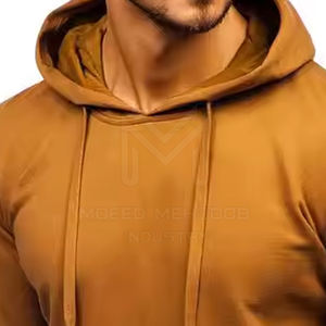 Alta calidad multicolor Terry algodón poliéster tela transpirable con capucha nuevo estilo invierno Sudadera con capucha producto de alta venta sólido - Product Image 2