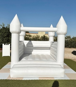 Piscina de Bolas Inflable <span class=keywords><strong>Blanca</strong></span> al por Mayor con Vallas para Fiestas Infantiles, Equipo de Juego Suave para Fiestas de Cumpleaños - Product Image 5