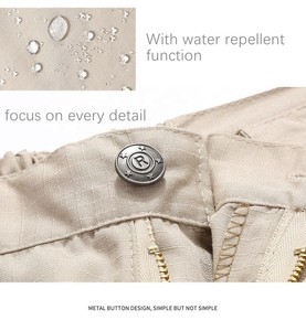 Nouveau pantalon élégant de haute qualité toile tissu vendre pantalon imperméable randonnée chasse Soft Shell Cargo randonnée pantalon en gros - Product Image 3