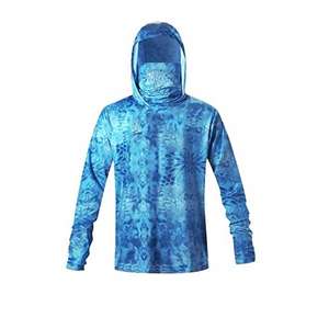 Vente en gros Ensemble de sweat à capuche à manches longues personnalisé Protection solaire Vêtements de pêche en polyester Spandex Vêtements de pêche à capuche confortables - Product Image 4
