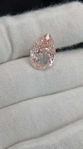 ลูกแพร์เพชรสีชมพูสำหรับตัดได้รับการรับรองจากแล็บเพชรสีชมพู hpht/cvd สำหรับเครื่องประดับและการทำของขวัญแหวน - Product Image 2