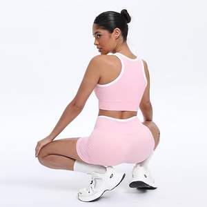 ชุดเล่นโยคะของผู้หญิงชุดออกกำลังกายแฟชั่นพร้อมกางเกงชุดนอนไร้รอยต่อ - Product Image 5