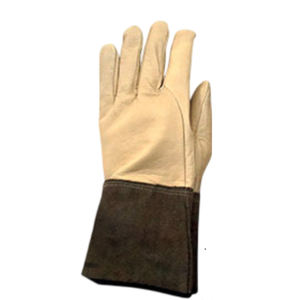 ถุงมือเชื่อมทิกถุงมือหนังแบบเต็มนิ้วถุงมือทำงานประจำวันบริการโรงงานผลิต - Product Image 2