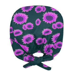 Gorro de Enfermera de Tela Suave con Elegante Diseño Geométrico Diseñado para Comodidad en Largas Jornadas en Entornos Clínicos - Product Image 6