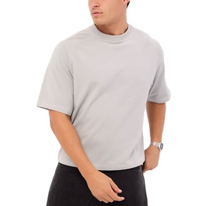 เสื้อยืดผู้ชายสำหรับฤดูร้อน ระบายอากาศได้ดี ผลิตโดยผู้ผลิตเสื้อผ้า คอกลม ทรงยาว ไซส์ใหญ่ เสื้อผ้า unisex น้ำหนักเบา ทรงบ็อกซี่ - Product Image 1