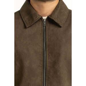 Veste de travail réversible MN-JKT-WS25-035 B avec fermeture éclair, col montant, enduite et imperméable pour le printemps et l'automne - Product Image 1