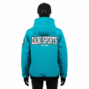 Veste Softshell pour femmes Tissu de qualité GSM Couleur élégante Panneaux de manches sur les épaules Logo brodé personnalisé Veste Softshell pour femmes - Product Image 2