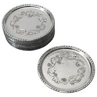 Sous-verres en bois résistants à la chaleur et antidérapants de 3 mm pour protéger les tables en bois, marbre et verre délicats, usage quotidien et fêtes