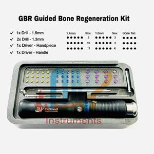 Manual Titanium Solid Dental Implant <b>Drills</b> GBR <b>Guided</b> Bone Tack Regeneration Mesh Membrane Surgical Kit Reusable CE ISO - Product Image 2