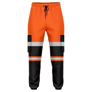 Vente en gros Vêtements de travail haute visibilité Pantalon de jogging en polyester personnalisé Vêtements de travail sûrs haute visibilité avec logo personnalisé - Product Image 1
