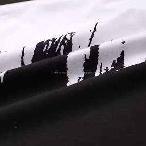 Mode personnalisé lavage à l'acide graphique T-shirt hommes surdimensionné Vintage T-shirt imprimé 100% coton été unisexe lavage à l'acide T-shirt - Product Image 4