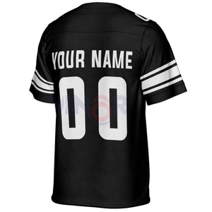 Nouvelle arrivée Maillot de football américain personnalisé Qualité supérieure Respirant à manches courtes Maillot de sport de haute qualité quantité minimale de commande bas - Product Image 2