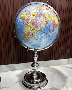 MOON <b>STAR</b> EXPORTS Traditional Design Political Map Desktop World Globe <b>Lamp</b> Educational Decorative Metal Table Office Decor - Product Image 5