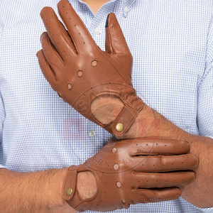 Gants de conduite en cuir de qualité supérieure pour hommes, gants de conduite en cuir de qualité supérieure - Product Image 3