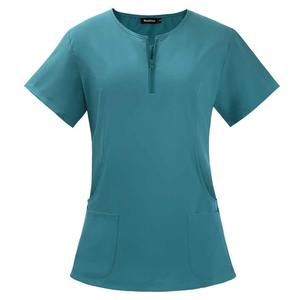 Logotipo personalizado Ropa DE TRABAJO Salón de belleza Uniforme de enfermera Top Médico Scrub Hospital Uniformes Hombres Mujeres Tops Scrubs - Product Image 3
