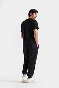 T-shirt à manches courtes pour hommes Anti-rides solide coupe ample Style Hip Hop pour le sport Fitness course à pied décontractée - Product Image 3