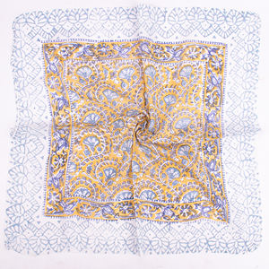 Unisex 100% Cotton <b>Square</b> Bandana <b>Scarf</b> Multicolor Handmade Eco-friendly Fashion Headwear Sweat Absorbing Casual Sports Outdoor - Product Image 4