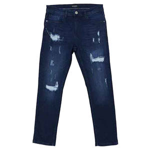 กางเกงยีนส์ผู้ชายทรงตรงสไตล์วินเทจซักได้แนวสตรีท - Product Image 2