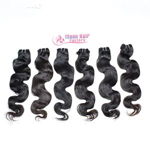 Calidad de exportación 28 pulgadas 1 paquete Bodywave indio Remy cabello humano Natural textura sedosa suave de larga duración precio de fábrica disponible - Product Image 4