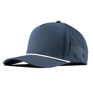 Vente en gros Casquette de baseball ajustée avec logo brodé ou vierge Casquette de golf 5 panneaux à bord semi-incurvé respirante et imperméable fabriquée au Viet Nam - Product Image 1