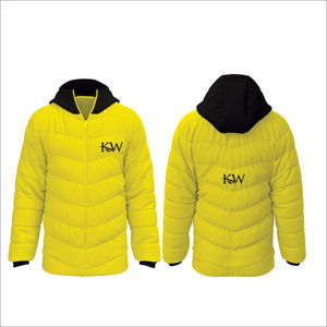 Adults unisex puffer coat with <b>lightweight</b> 100 percent polyester design breathable quick dry waterproof outerwear - Product Image 4