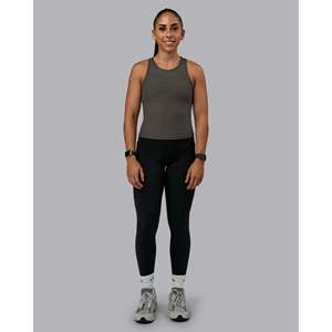 Top Corto de Punto Acanalado con Cuello Alto para Mujer, Transpirable y Casual - Product Image 5