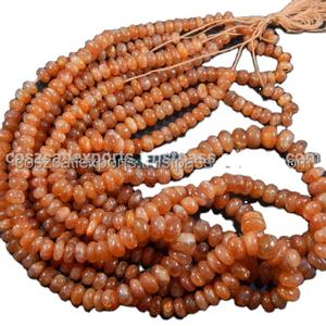 Sunstone-Cuentas de piedras preciosas, gemas, cristales facetados de briolette, cuentas curativas - Product Image 1