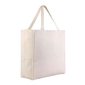 Sacs fourre-tout pliables en toile de coton naturel, personnalisables, avec bandoulière, pour la promotion de la marque COTTON FIELD, vente en gros - Product Image 4