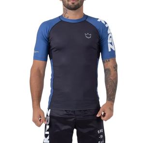 2024 sur mesure MMA Rash Guard Suit Haute Qualité BRIGHT WAY INTERNATIONAL Sport Style À Manches Courtes Long Tissu Sublimé - Product Image 1