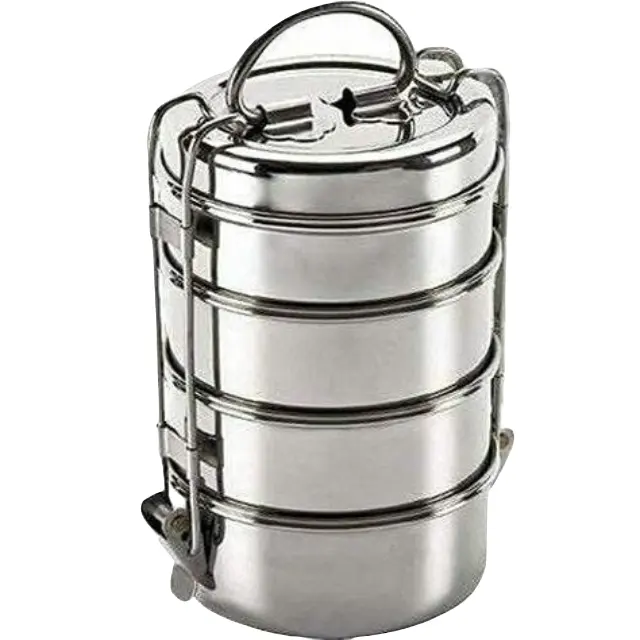 Eco Friendly Custom Multi Layer Office School Kids Stainless Steel double wall Lunchbox Tiffin Box usa