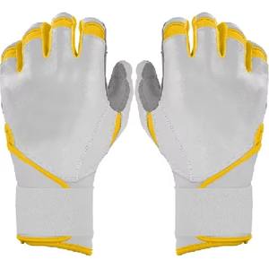 Nouveaux gants de frappeur de baseball personnalisés 2026 en cuir, gants de softball avec protection des doigts, antidérapants et confortables pour l'entraînement - Product Image 1