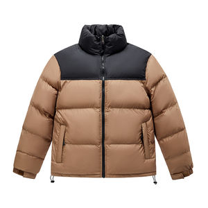 Dernière conception personnalisée en usine Veste d'hiver à capuche pour hommes Bomber à bulles brillantes de haute qualité avec rembourrage chaud Prix bon marché - Product Image 3