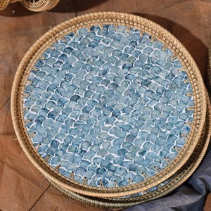 Caja de pañuelos decorativa MDF de bambú blanco de lujo con patrón de bandeja para uso doméstico artesanías de madera cajas de madera y letreros de pared - Product Image 5