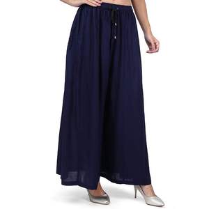Mode femmes pantalons décontractés respirant taille haute pantalon à jambes larges avec fermeture élastique Style droit ample pour le printemps - Product Image 1