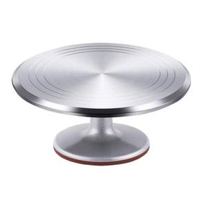 Elegant and Durable Aluminum <b>Cake</b> Stand with Intricate Detailing for <b>Weddings</b> & Parties and Dessert Table Displays - Product Image 1