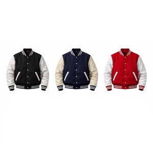 Chaqueta Universitaria de Béisbol para Hombre, Nueva, de Lana/Cuero, Diseño de Moda Invernal, Estilo Urbano, Transpirable y Resistente al Viento - Product Image 6