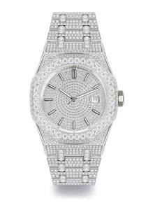 Best Quality Luxury Stainless <b>Steel</b> Business Iced Out Diamond for Men's Fashion <b>Jewelry</b> Gift Use - Product Image 3