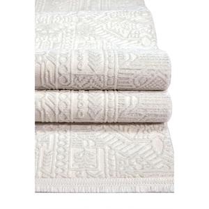 Ensemble de tapis Mexx MX003, tapis blanc moelleux 80x150 cm, fabriqué avec une technologie anti-poussière - Product Image 4