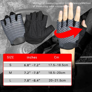 Guantes de Gimnasio Unisex para Levantamiento de Pesas, Guantes de Entrenamiento sin Dedos con Logotipo Personalizado, Características de Protección, Guantes de Fitness en Paquete OEM - Product Image 6