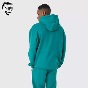 Survêtement d'hiver personnalisé de haute qualité pour hommes, pull-over coupe ample, ensemble sweat à capuche et pantalon en molleton de coton Screen Plus XXL - Product Image 4