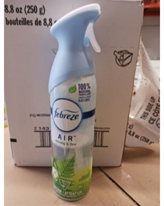 Febreze Spray désodorisant, éliminateur d'odeurs, matin et rosée - Product Image 6
