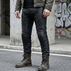 กางเกงจ็อกเกอร์สตรีทแวร์ผ้าฝ้ายเนื้อแมทสำหรับผู้ชาย กางเกงมอเตอร์ไซค์แบบสั่งทำพิเศษ ดีไซน์แผงริบ ทรงสลิมฟิต แรงบันดาลใจจากมอเตอร์ครอส กันน้ำ - Product Image 1